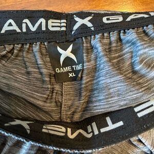 Game Time Gray Athletic Shorts